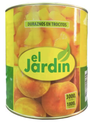 Durazno cubito el jardin 3kg