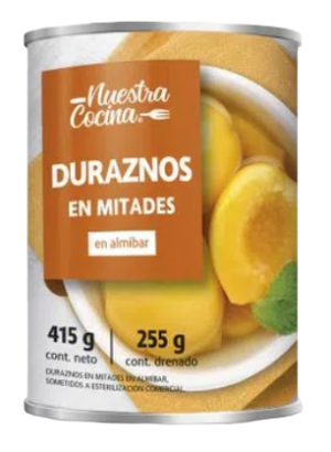 Durazno cubito nuestra co 415g