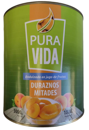 Durazno mitad pura vida 3kg