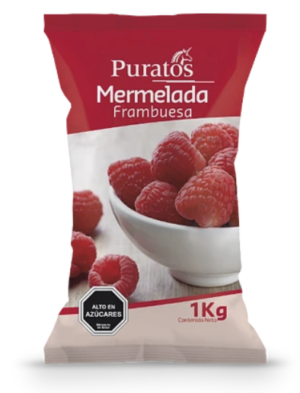 Mermelada frambuesa 1kg Puratos