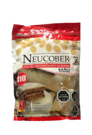 Chocolate blanco baño alfajor 410 1kg